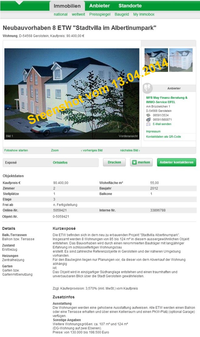 May Stadtvilla screenshot 13 04 14