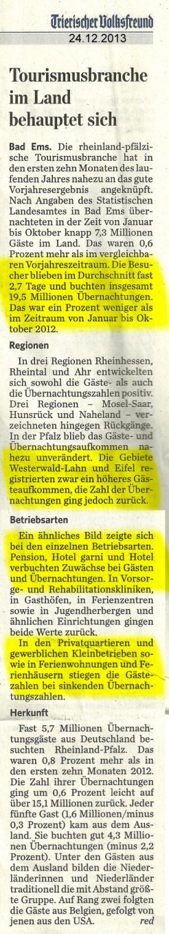 TV 24 12 2013 webTourismusbranche im Land behauptet sich